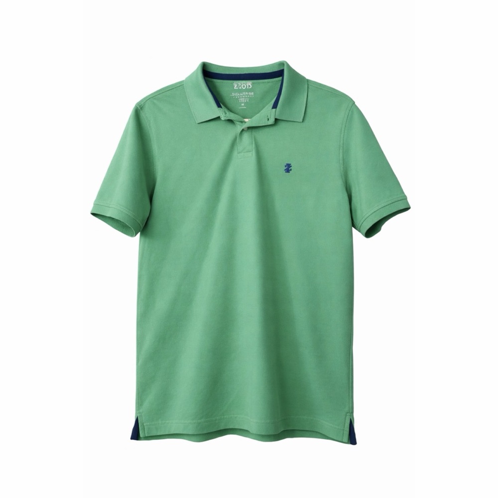 Men’s IZOD Advantage Green Performance Polo – Spring Golf & Casual M